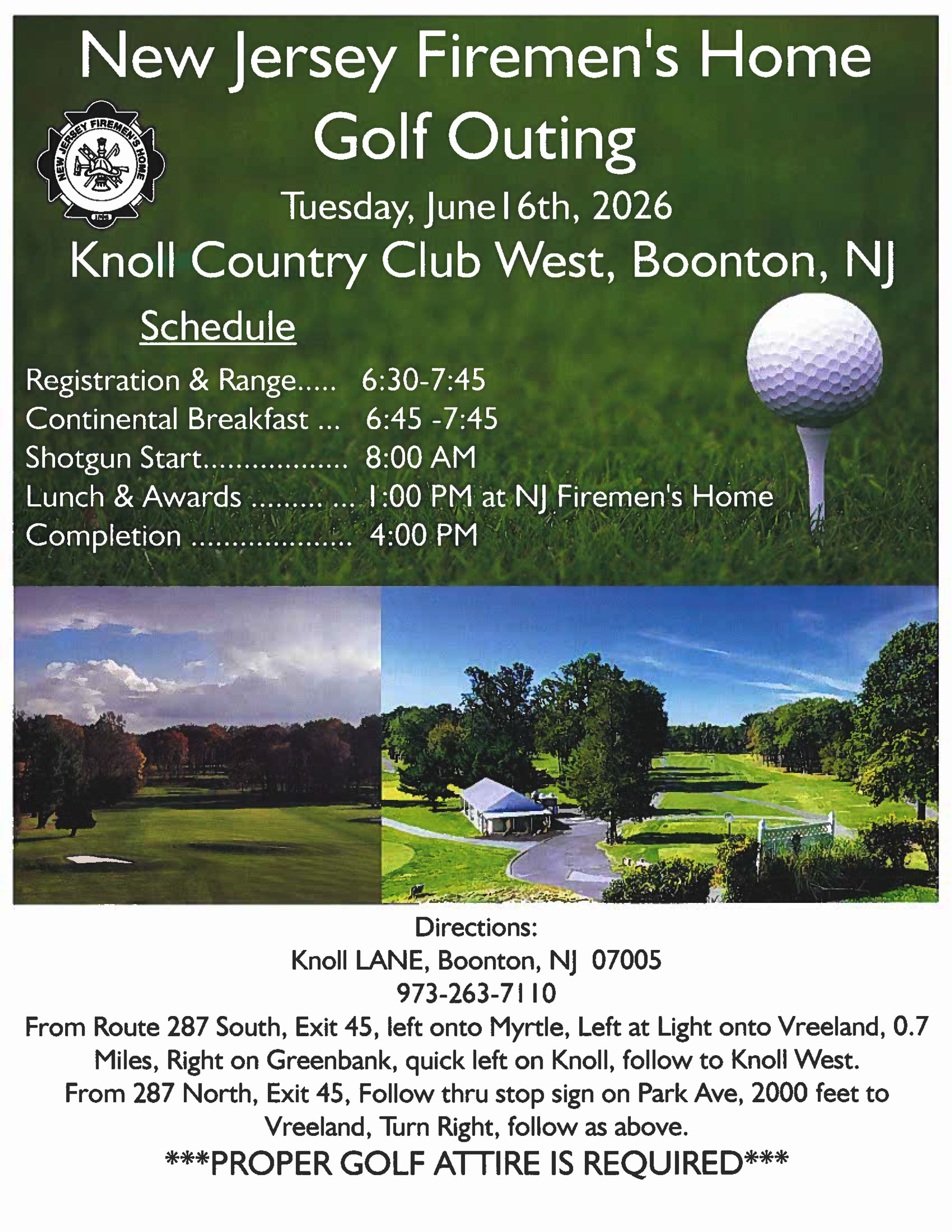 NJFH Golf Outing 2026