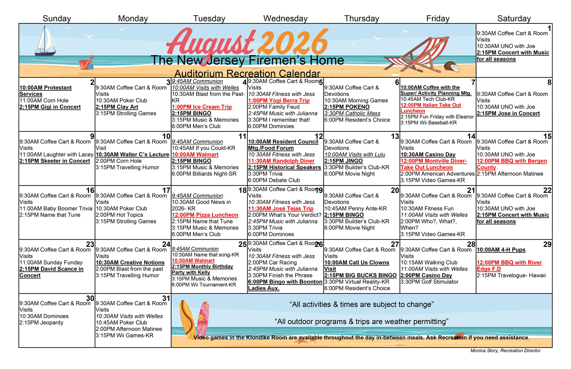 Upcoming Events