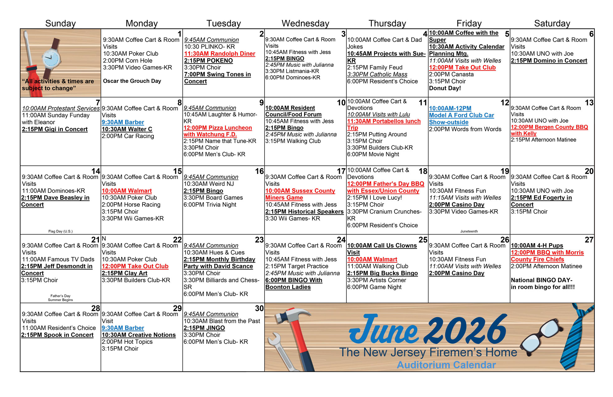 Upcoming Events