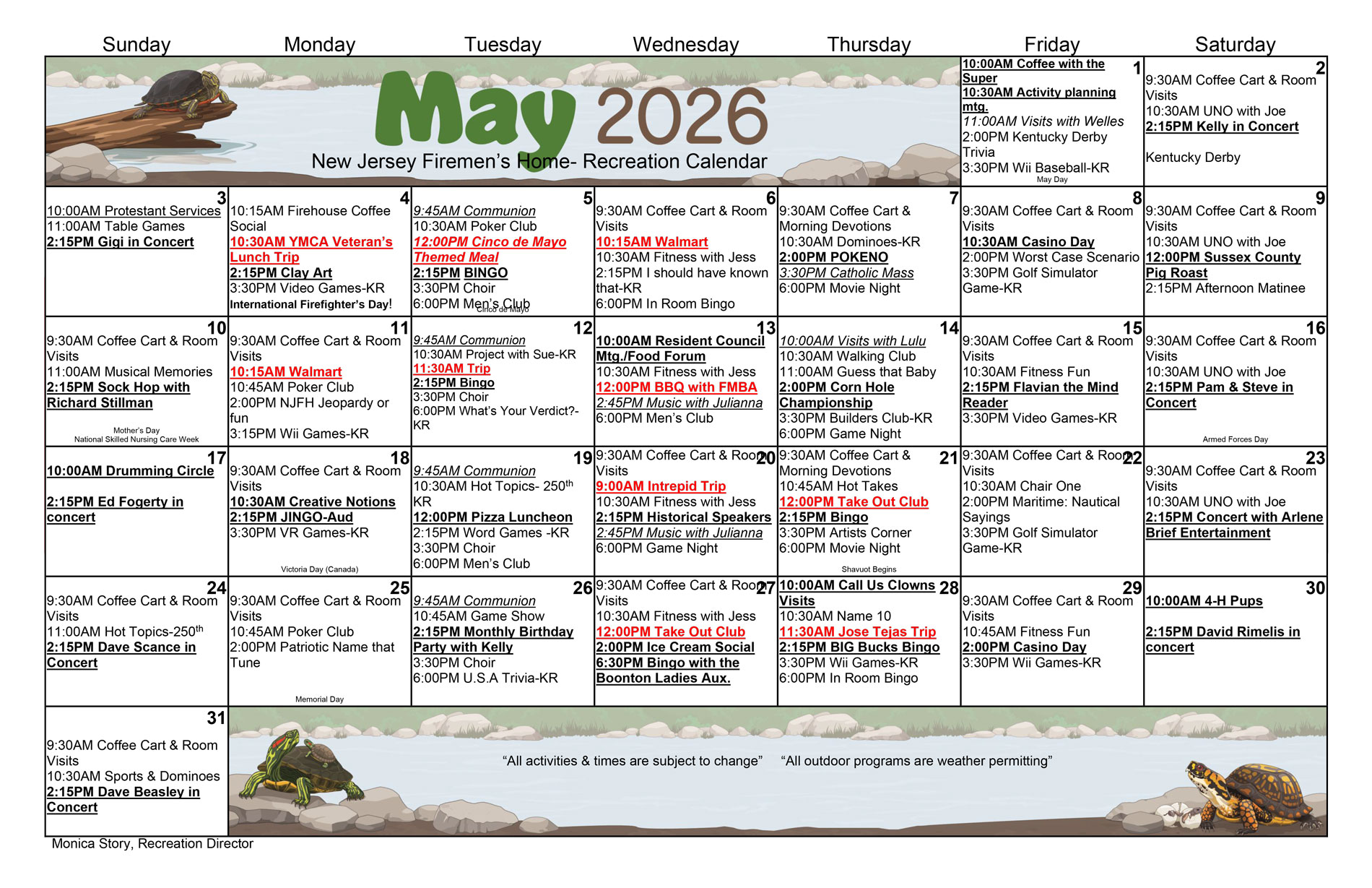 Upcoming Events